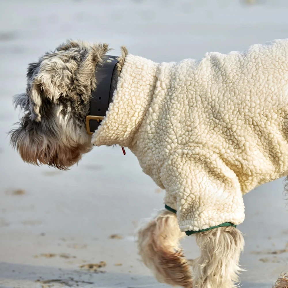 Autumn/Winter Collection Outfits Pullover Warm Sherpa Dog Apparel Coat Xs Bully Clothes Dog Jacket