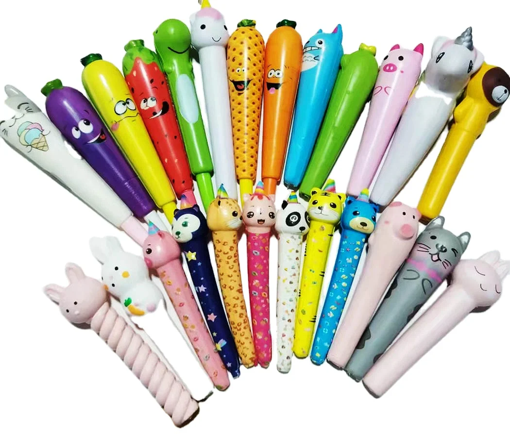 Fidget Stress Relief Toys Pen Students PU Squishies Soft Slow Rising Scented Kawaii Pencil Topper Squishy Pen