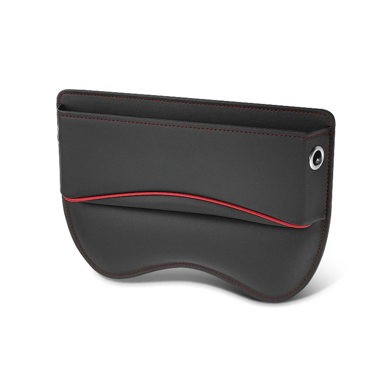 VW Audi Polestar Xiaopeng Jike Car Organizer Leather Storage Box for Seat Gap Filling and Interior Slot Storage