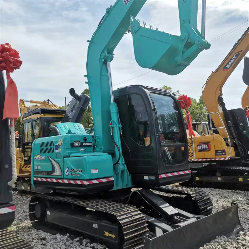 Экскаватор Kobelco SK75 Гидравлический Гусеничный мини-экскаватор