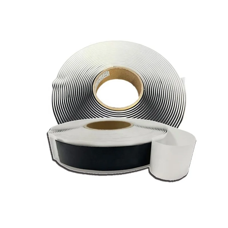 Заводская распродажа, водонепроницаемая бутиловая клейкая лента, двухсторонняя бутиловая лента для кровельных бетонных труб