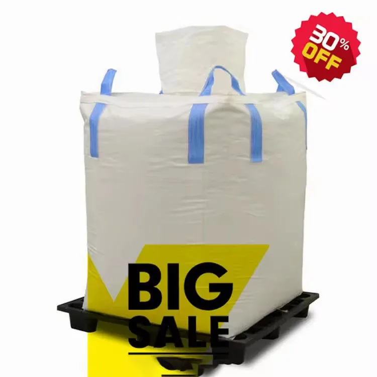 1mt 1 Ton 500kg 800kg 1000kg 1250kg 1500kg 2000kg Plastic Super Sack Jumbo FIBC Bulk Bag Baffle Q-Bag Big Bags