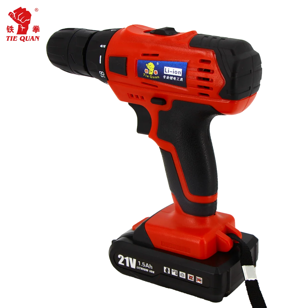Power Drills Hammer Screwdriver Drill Machine Cordless Hammer Drill Driver 21V Battery
