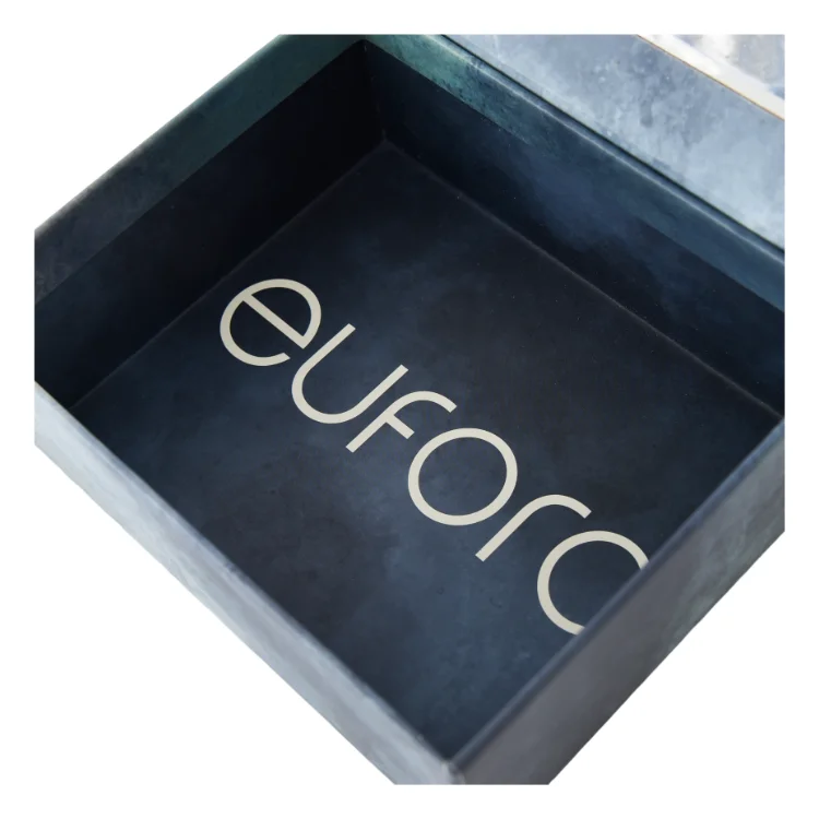 Custom Luxury Art Texture Paper Packaging Box With Texture Paper Cosmetic Candle Skin Care Skincare Beauty Product Packaging Box