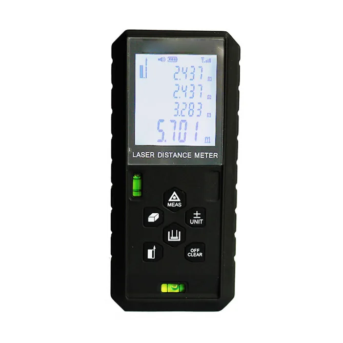 40/60/80/100M Digital Measure Tool Levels Laser Distance Meter with LCD Display For Woodworking Construction Laser Level