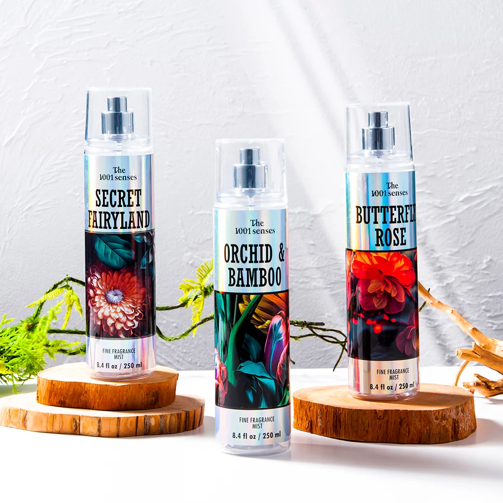 2024 Newest body spray perfume fragrance oil body mist floral scent Rose Bamboo 96pcs small moq for distributor