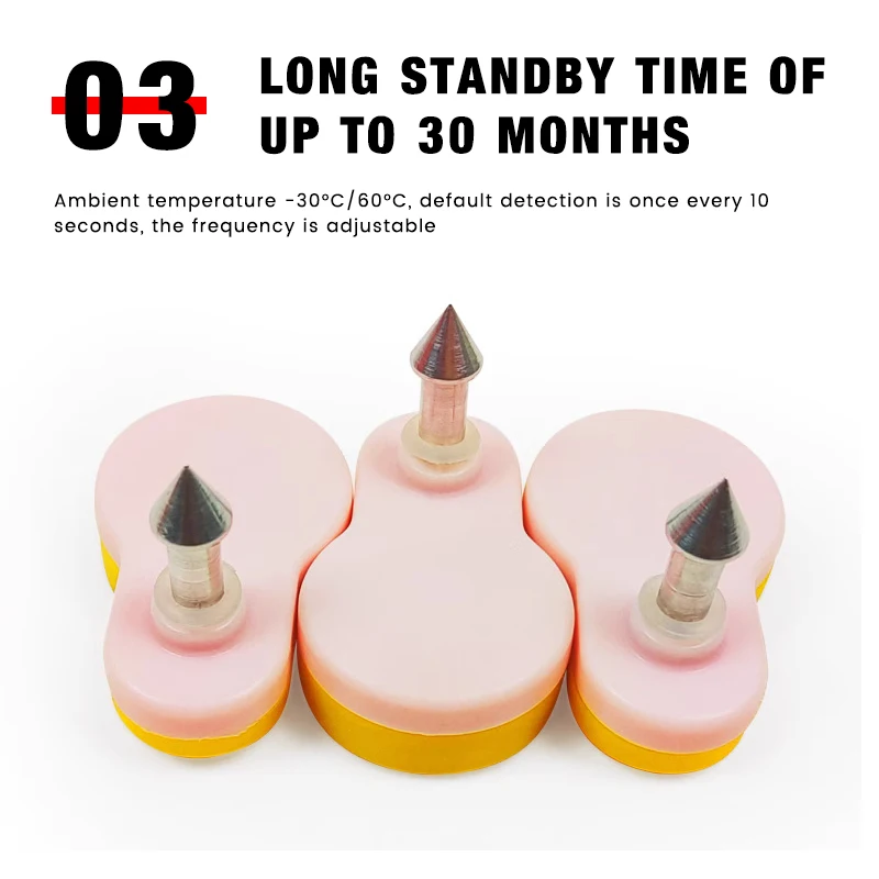 500 Pcs Sheep Temperature Sensing Ear Tag Animal Earmark Automatic Fever Measurement Cattle Fever Heating Ear Label Farm Marker