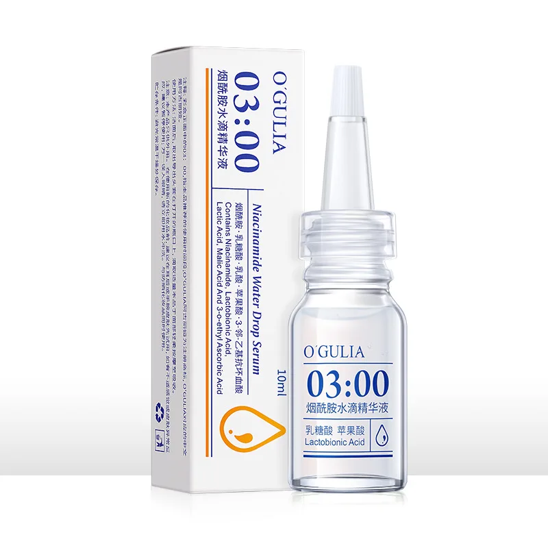 Agulia Nicotinamide Drop Essence Salicylic Acid Improves Dulled Acne Muscle Hydrating and Brightening Essence Wholesale