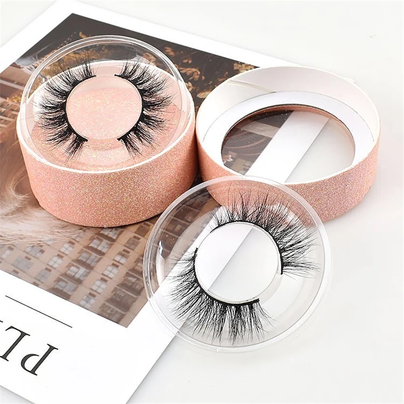 Custom Eyelash Packaging Vegan False Human Hair Eyelashes Manufacturers Private Label Faux Mink Silk Lashes Vendor