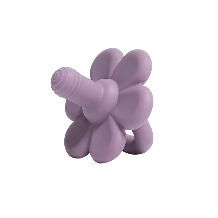 food grade silicone material cute flower design baby pacifier nipple  bpa free