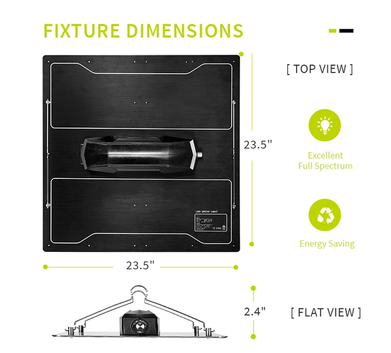 Flexstar Sample One Day Shipping High Yields 120W 240W 480W 301h 301b Dimmable LED Grow Light