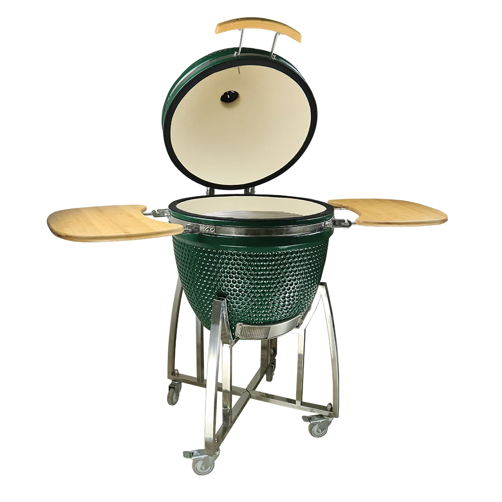 Auplex OEM Kamado Green Large 23 Inch egg barbeque grill outdoor charcoal kamado bbq