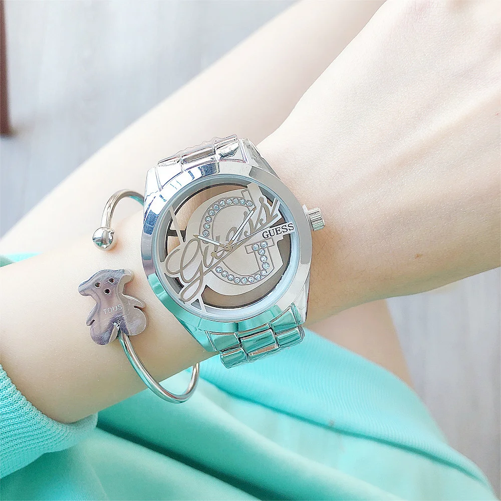 Часы time orologio для девочек подарок на день Святого Валентина модное платье роскошные популярные наручные кварцевые часы-скелетоны с