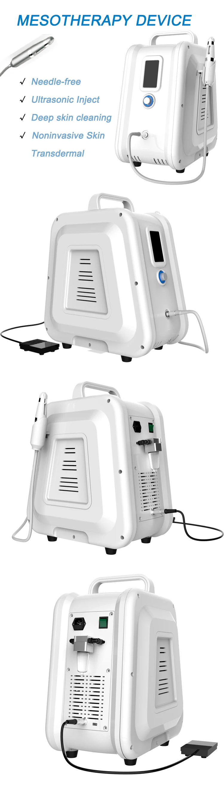 Новый спа-косметологический инструмент для мезотерапии без иглы Beco TDA7 в продаже