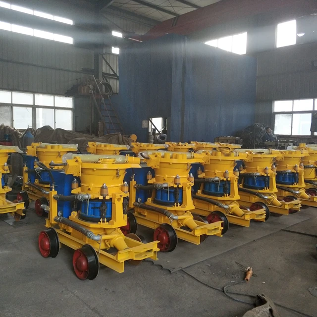 
9m3/h 220v Shotcrete Machine Factory Concrete Spray Robotic Dry Shotcreting Machines 