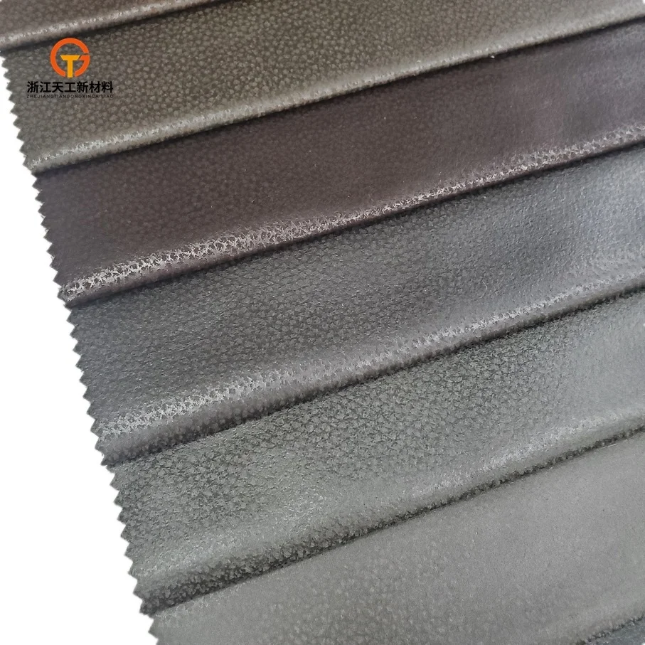 
TG Home Textile Upholstery Fabric Bronzing Sofa Fabric with Circular Ripple Pattern 