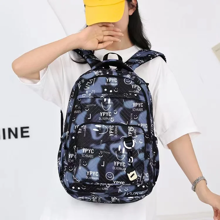 Factory wholesale new campus travel leisure children backpack male high school backpack
