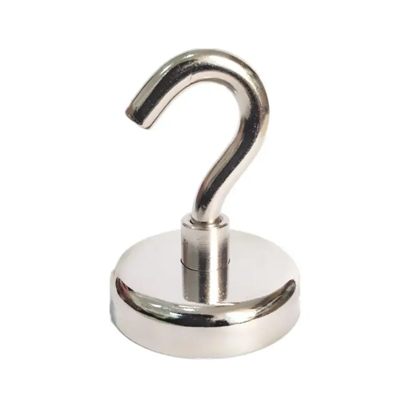 Magnetic Hooks Super Strong Neodymium Magnet For Key Holders Strong Small Round Fridge Magnetic Hooks