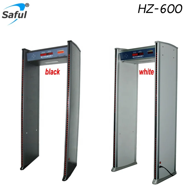 HZ-600 Profesional Factory Walk Through Metal Detector Door Frame Body Metal Scanner