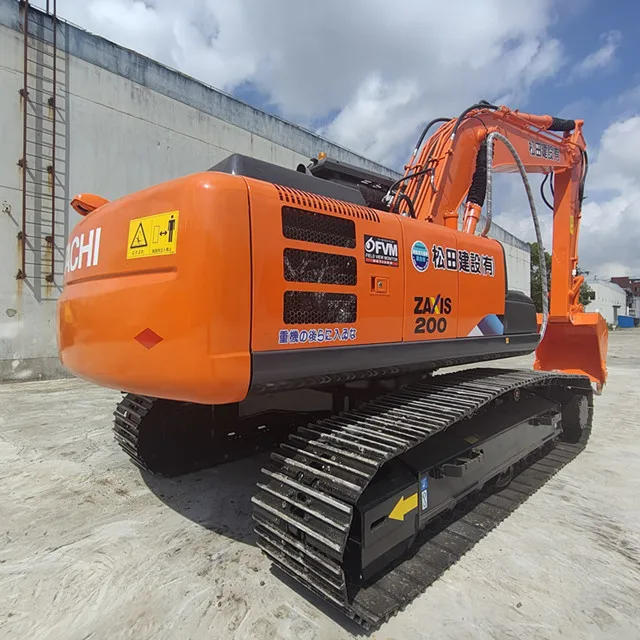 New Arrival Used Excavators Hitachi ZAX 200 Japanese Crawler Excavators 20 Ton Used Hydraulic Excavators HITACHI ZAX200-3G