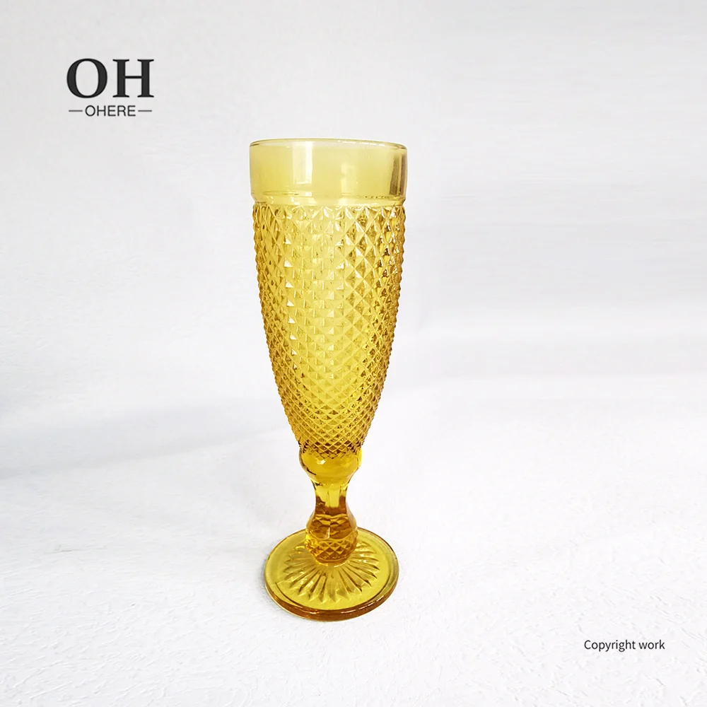 red wine glass liquor cup and champagne glass wine glasses suit with colorful crystal material