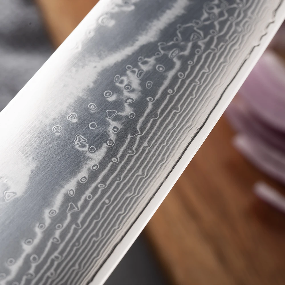 8 inch Japanese kiristuke kitchen knife with camouflage G10 handle