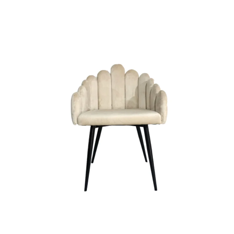 hotel leisure chair gubi bat dining chair white velvet with powder coating  hotel leisure chair high quality