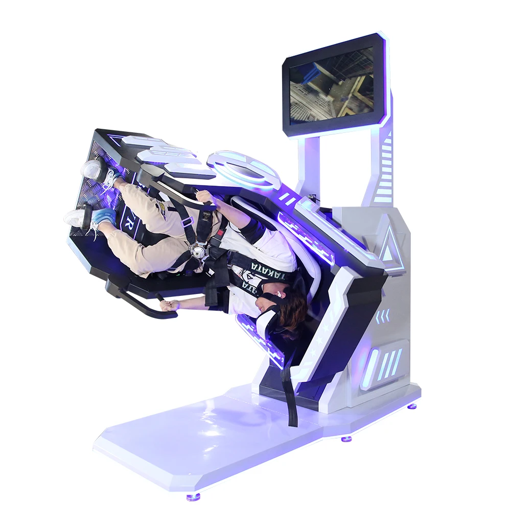 Newest Most Realistic Indoor Sport Adult Children Cinema Virtual Reality Simulator Rotation Games 9D 360 VR
