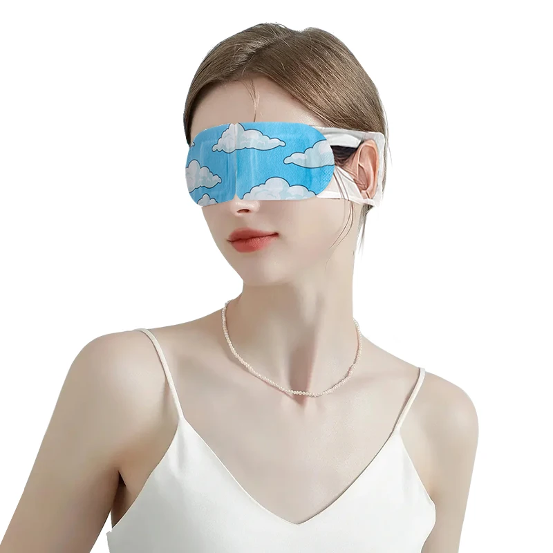 Heated Eye Mask, Warm Eye Compress Mask for Dry Eyes, Self Heating Pad with Temperature & Timer Control