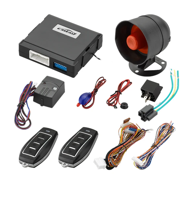 Two Way Car Alarm and Tracking System GPS / GPRS / GSM Car Security  Alarm With Smartphone APP Control