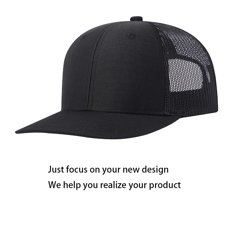 Wholesale High Quality Blank Mesh Cap Custom similar Shape richardson 112 Trucker Hats
