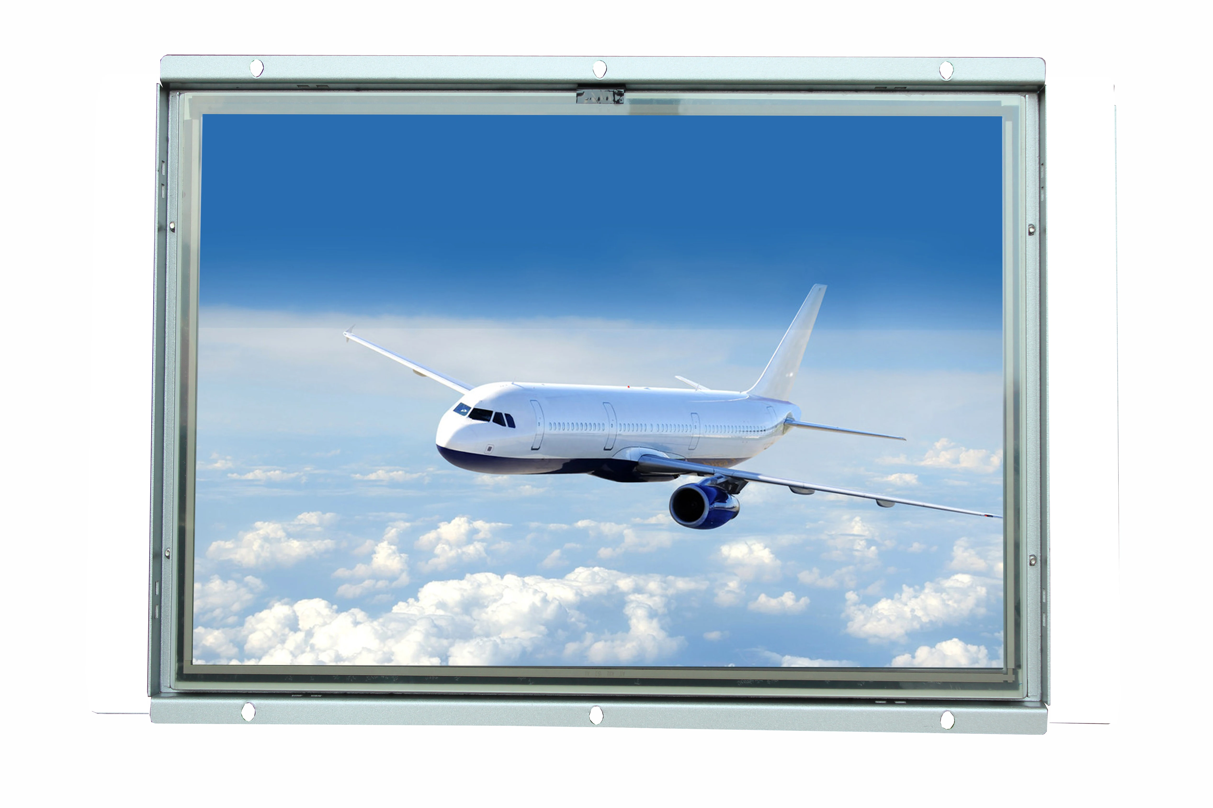 Cheap 19 inch VGA industrial touch screen open frame monitor with 300 cd/m2 brightness panel pc