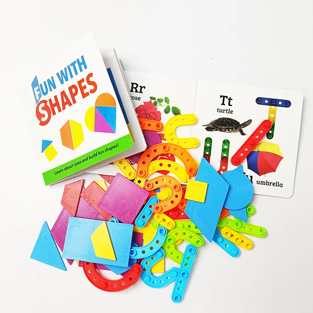 Новое поступление уникальный дизайн пластиковая головоломка Tangram красочная игра с цифрами IQ развивающая портативная детская игрушка