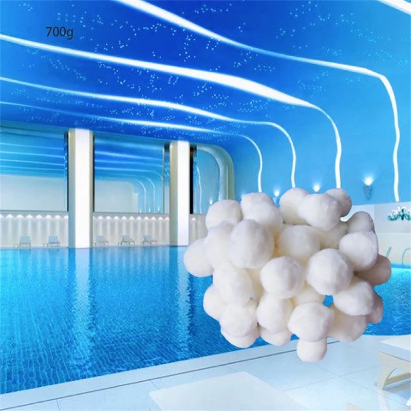 Swimming pool filter ball fiber water separation oil culture bacteria fish tank oil absorption