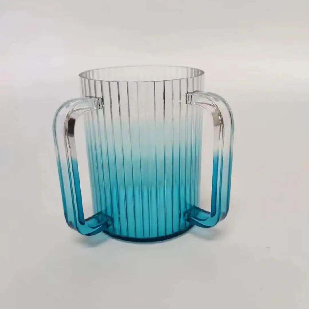 Лидер продаж прозрачная чашка для мытья рук Lucite Judaica 2 ручки многофункциональная