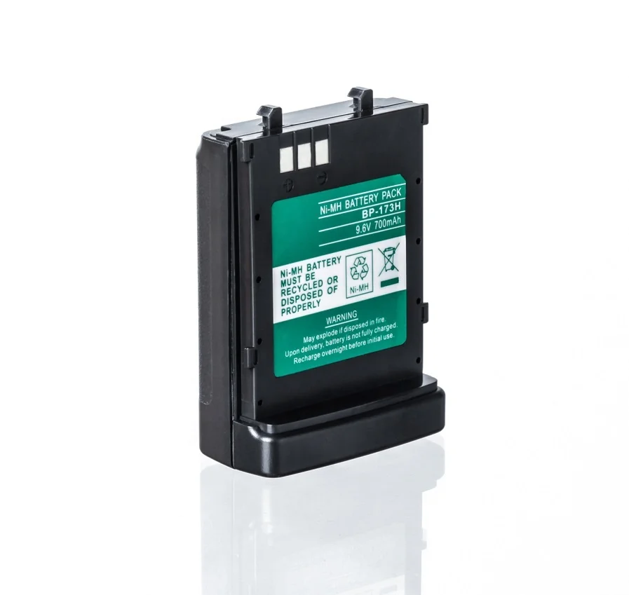 Горячая Распродажа 7,2 V NI-CD 600 мА/ч, металл-гидридных или никель 9,6 V 7,2 V аккумуляторная батарея BP-173 BP-180 BP-180H для иди и болтай Walkie Talkie “иди и ICOM IC-W32A/W32AE