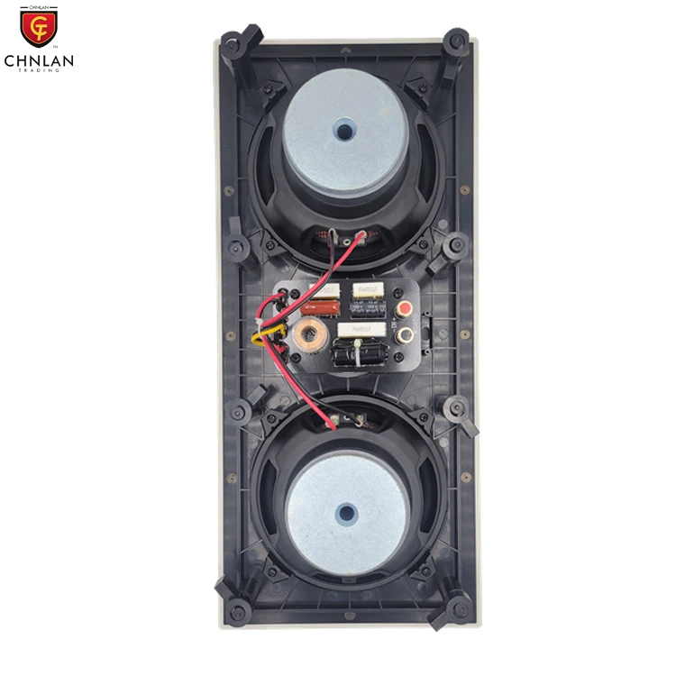 5 1 Домашний объемный звук Бескаркасный бас 6 дюймов кроссовер Hi-Fi архитектурный настенный динамик средняя стена центр 100 Вт