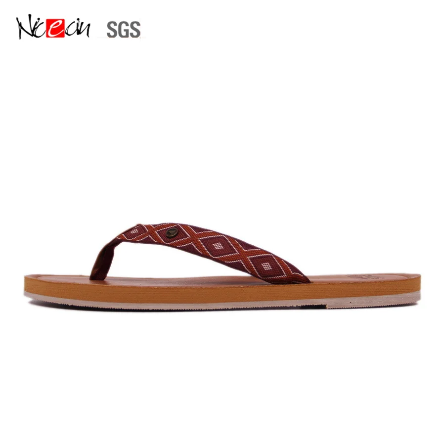 Factory Made Cheap Latest Design Men PU Slipper TPR Rubber Flip Flop for Men /women