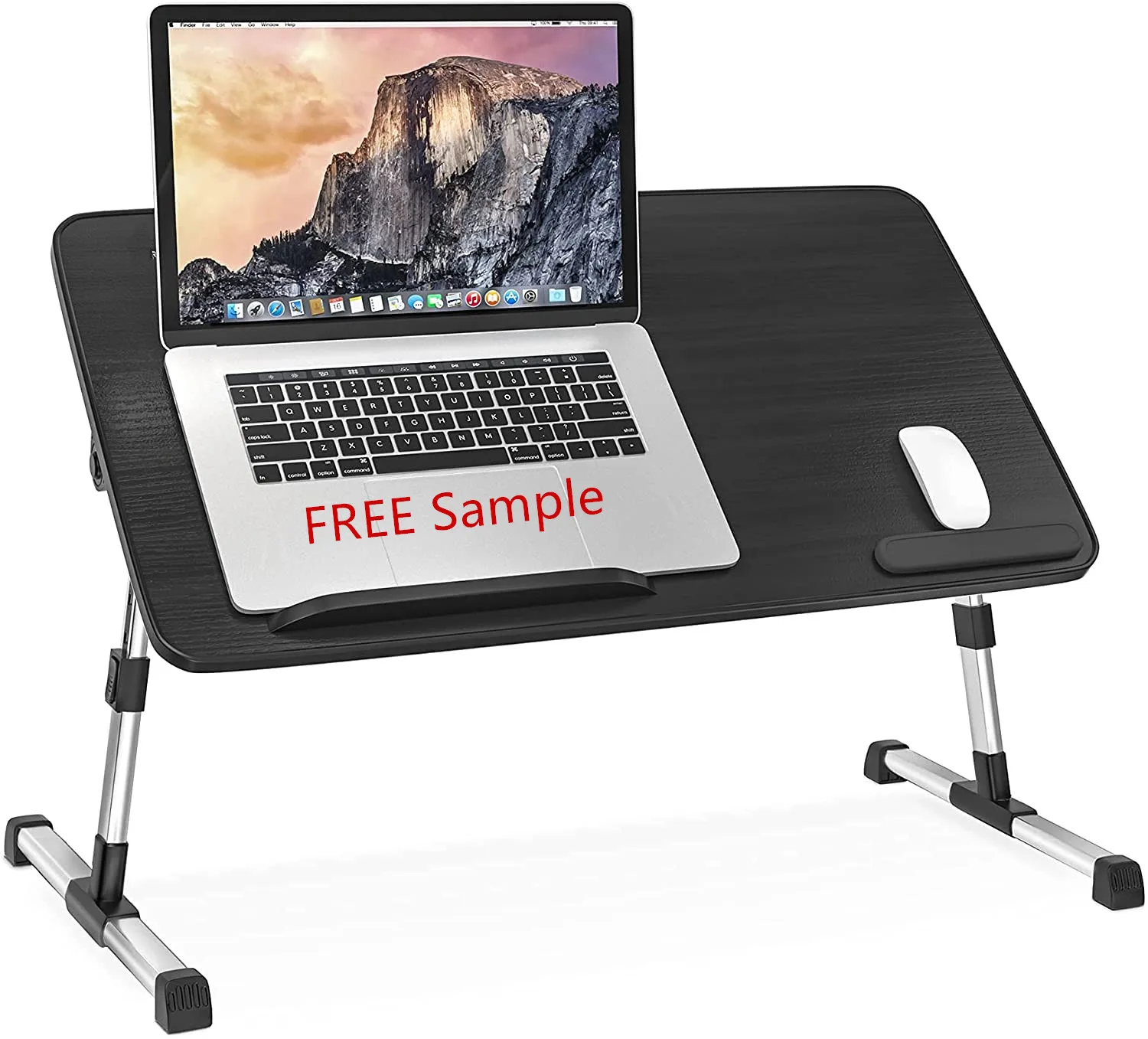 Ergonomic Folding Adjustable Foldable Portable MDF  Home Office Bed Computer Table Laptop Stand Wood