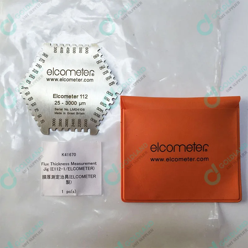 Jig измерения толщины потока K41670 (E112-1/Elcometer) для блока Фудзи NXT M6 роторного типа Dip Flux (POP feeder)