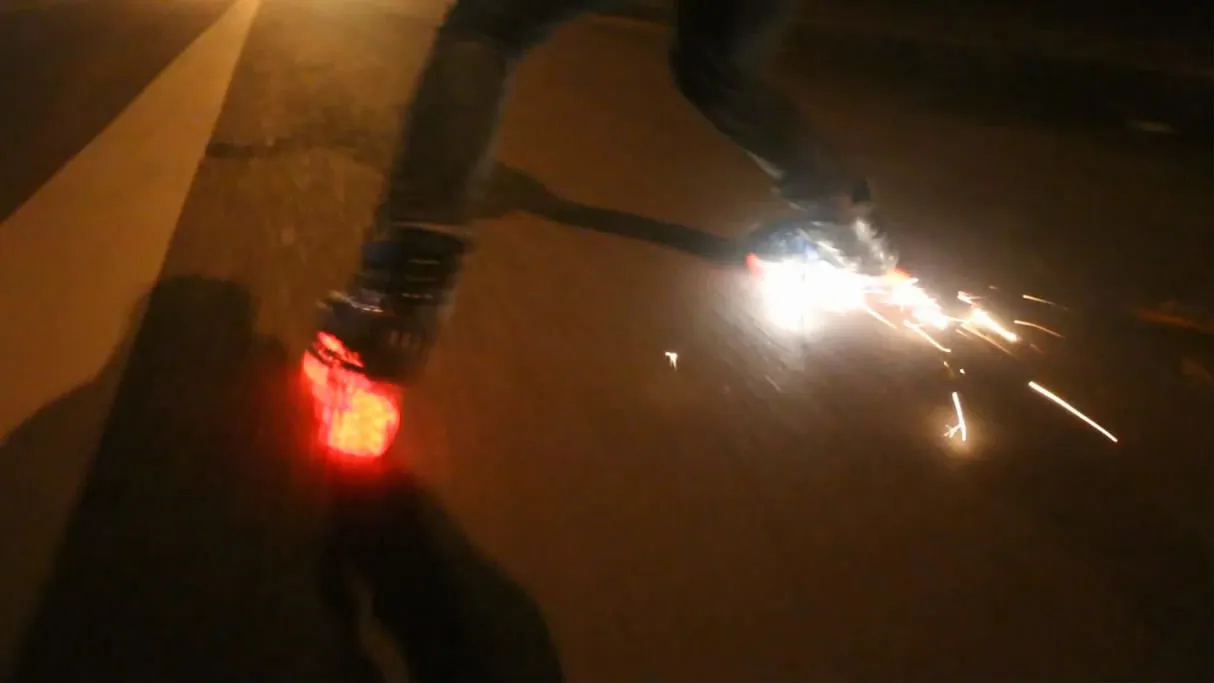 Outdoor Hot Spark 52 Firestone Other Led Flashing Roller Pu Inline Speed Street Skate Wheels  80 90 100 110MM