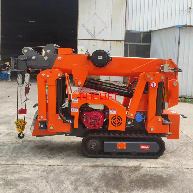 Crawler Telescopic Cranes Diesel 5-Section Hydraulic Hoist with 360 Slew