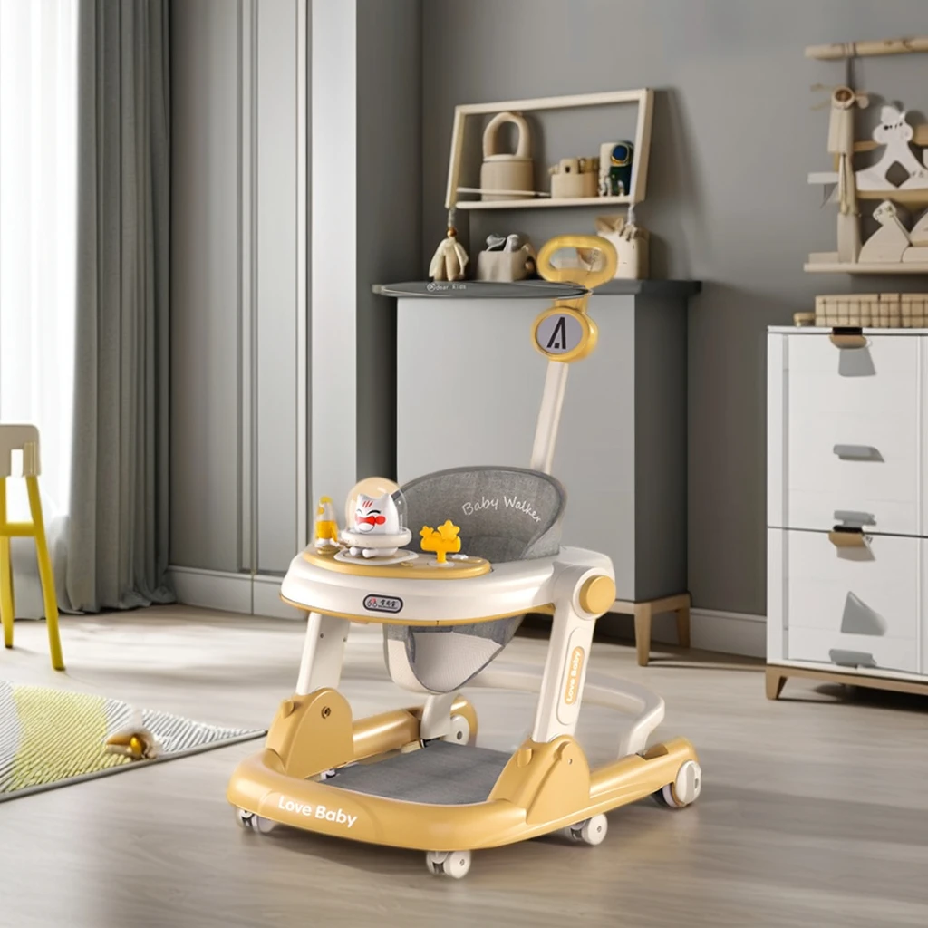 2024 new model baby products baby walker with speed adjustable wheels and comfortable seat