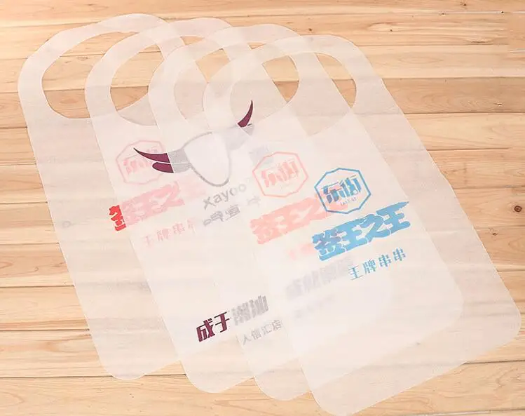 Wholesale Factory Price Disposable Restaurant Apron Customized Logo