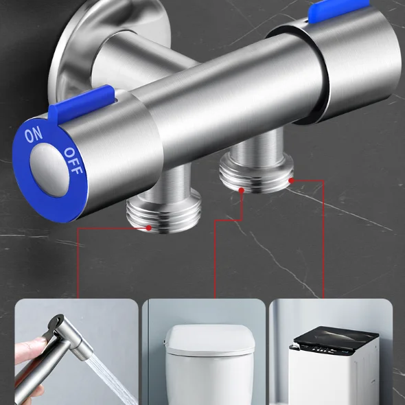 Custom Household Toilet Companion Washer Spray Gun Bathroom Flushing Handheld Pressurized Toilet Spray Gun