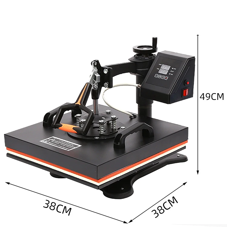 5 in 1 Combo Heat Press Machine Transfer Machine Authentic 15x15 Digital Heat Press Swing Away Heat Press