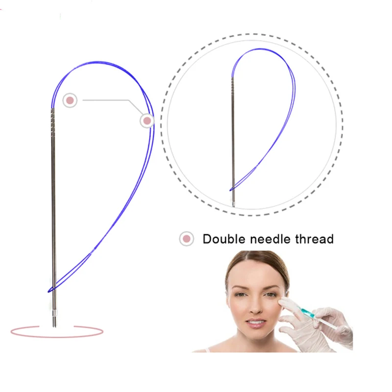 disposable embedding acupuncture pdo needle  pdo thread lift cog