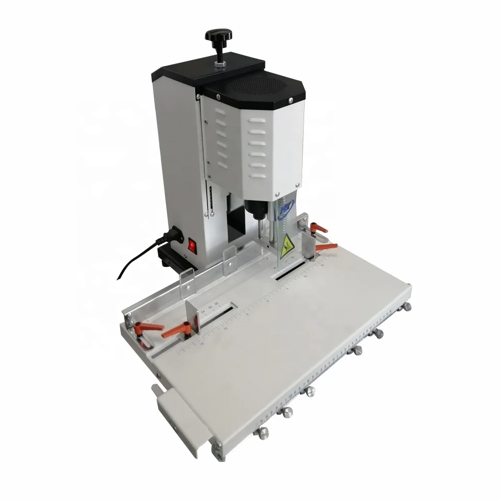 HY-50A Desktop 3-9mm Diameter Round Hole Paper Book Manual Electric Punch Machine