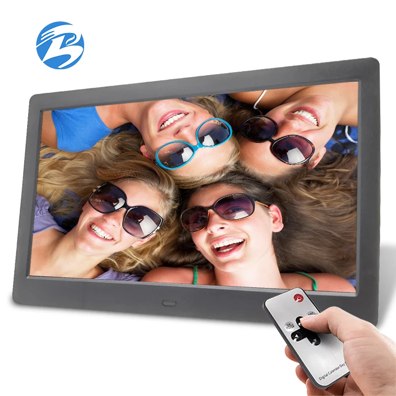 10 inch Wall desk clock large display day calendar clock digital photo frames digital alarm clock