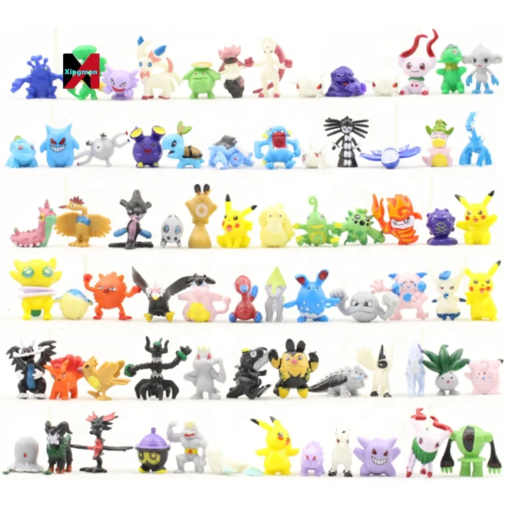 Trend 2024 Japanese Figures Juguetes Para Los Ninos Pokemoned Promotional Gift Items Mini Anime Action Figure